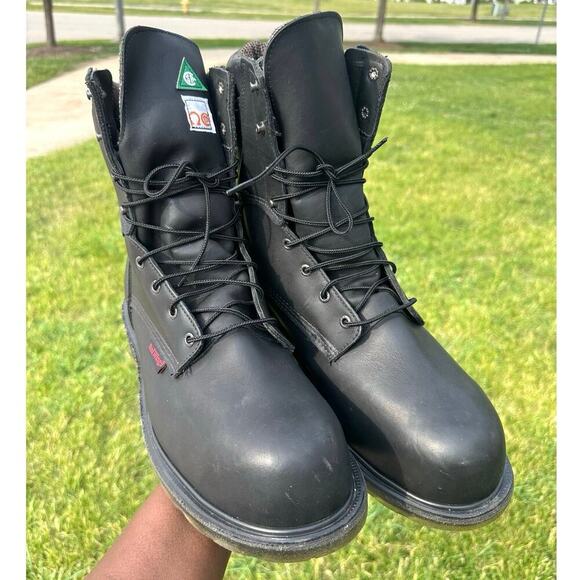 RED WING SUPERSOLE 2.0 MEN'S 8-INCH INSULATED WATERPROOF 2416 SAFETY BOOTS US 14 - Picture 13 of 16